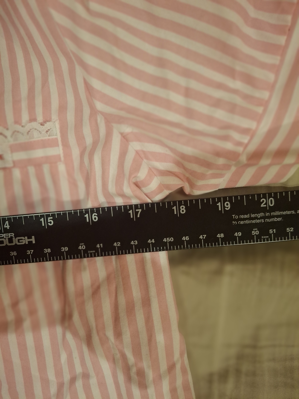 Rampage Pink and White Striped Pajama Set - Picture 9 of 13